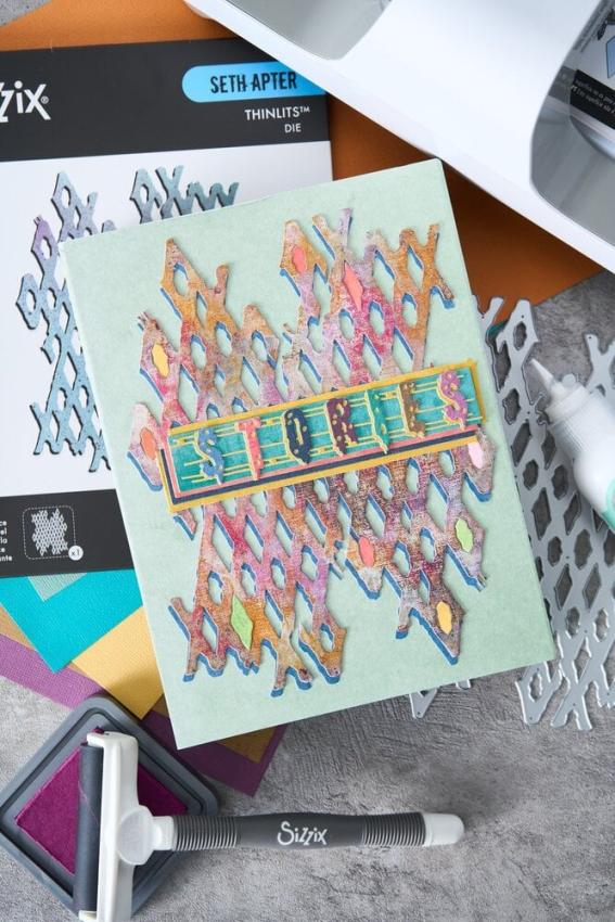 Sizzix - Stanzschablone "Diamond District" Thinlits Craft Dies by Seth Apter