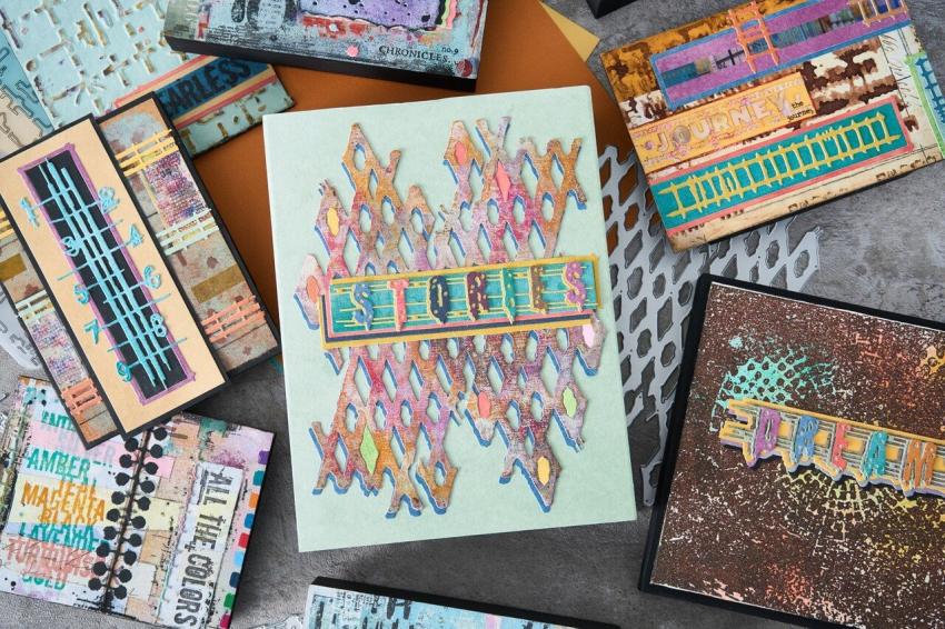 Sizzix - Stanzschablone "Diamond District" Thinlits Craft Dies by Seth Apter