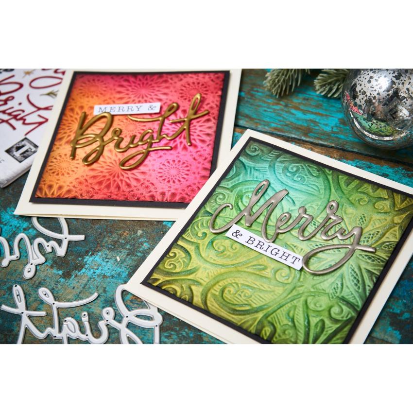 Sizzix - 3D Prägefolder "Engraved" Embossing Folder Design by Tim Holtz