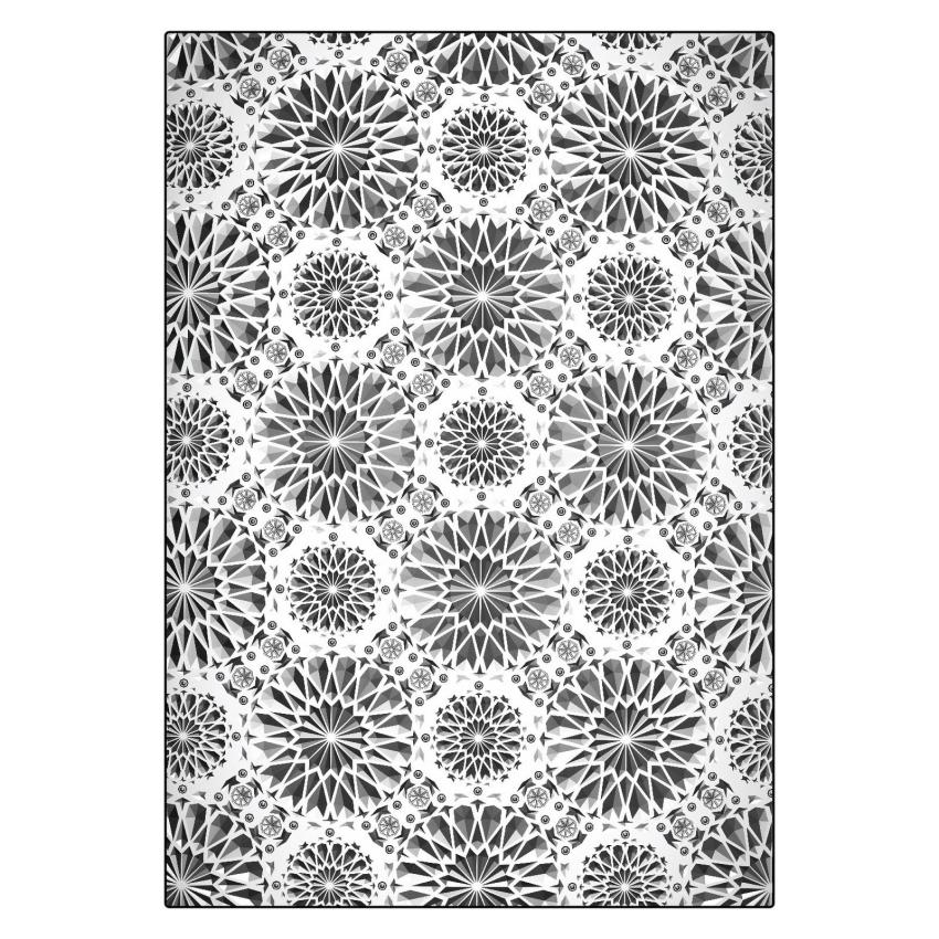 Sizzix - 3D Prägefolder "Kaleidoscope" Embossing Folder Design by Tim Holtz