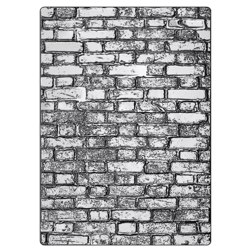 Sizzix - 3D Prägefolder "Brickwork" Embossing Folder Design by Tim Holtz