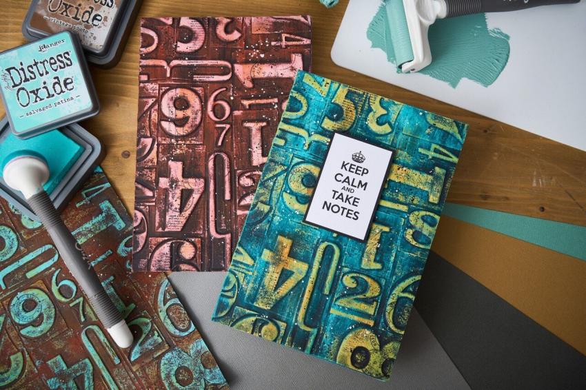 Sizzix - 3D Prägefolder "Numbered" Embossing Folder Design by Tim Holtz