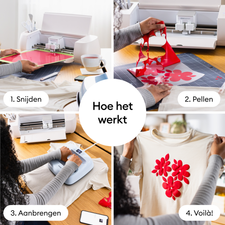 Cricut - Puff Iron-On "Red" Transferfolie Rolle