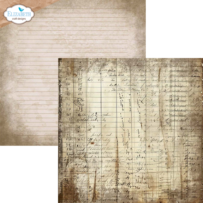 Elizabeth Craft Designs - Designpapier "Golden Season" Paper Pack 12x12 Inch - 12 Bogen