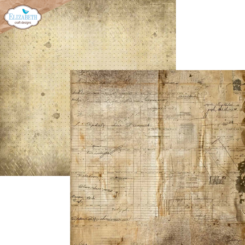 Elizabeth Craft Designs - Designpapier "Golden Season" Paper Pack 12x12 Inch - 12 Bogen