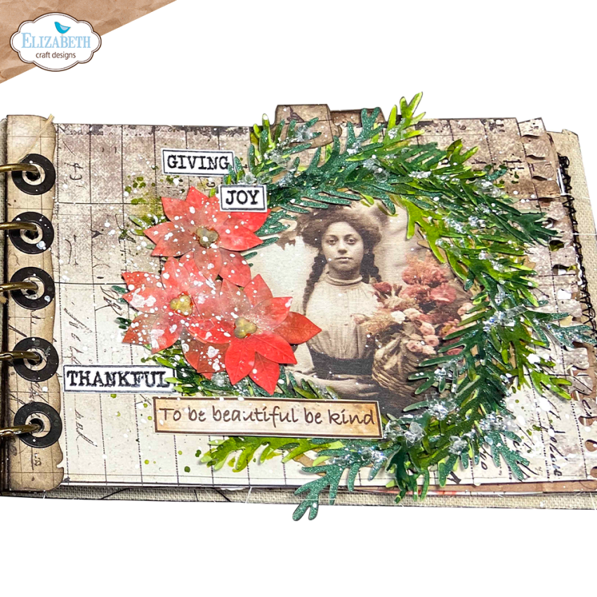 Elizabeth Craft Designs - Stanzschalone "Book of Christmas Square" Dies