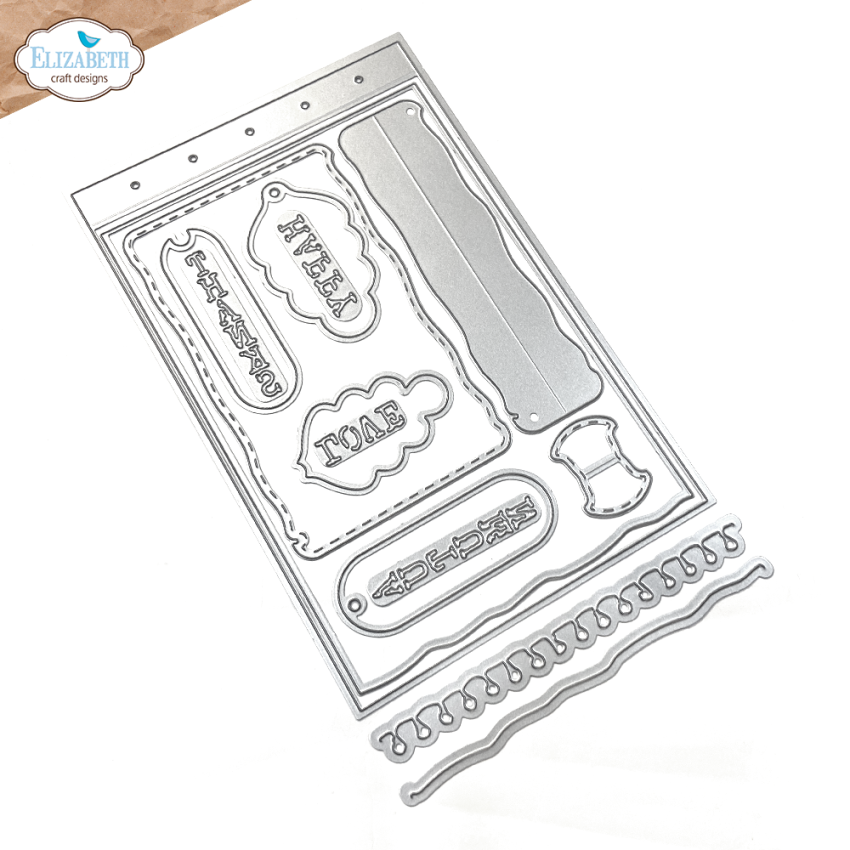 Elizabeth Craft Designs - Stanzschalone "Build a Journal" Dies