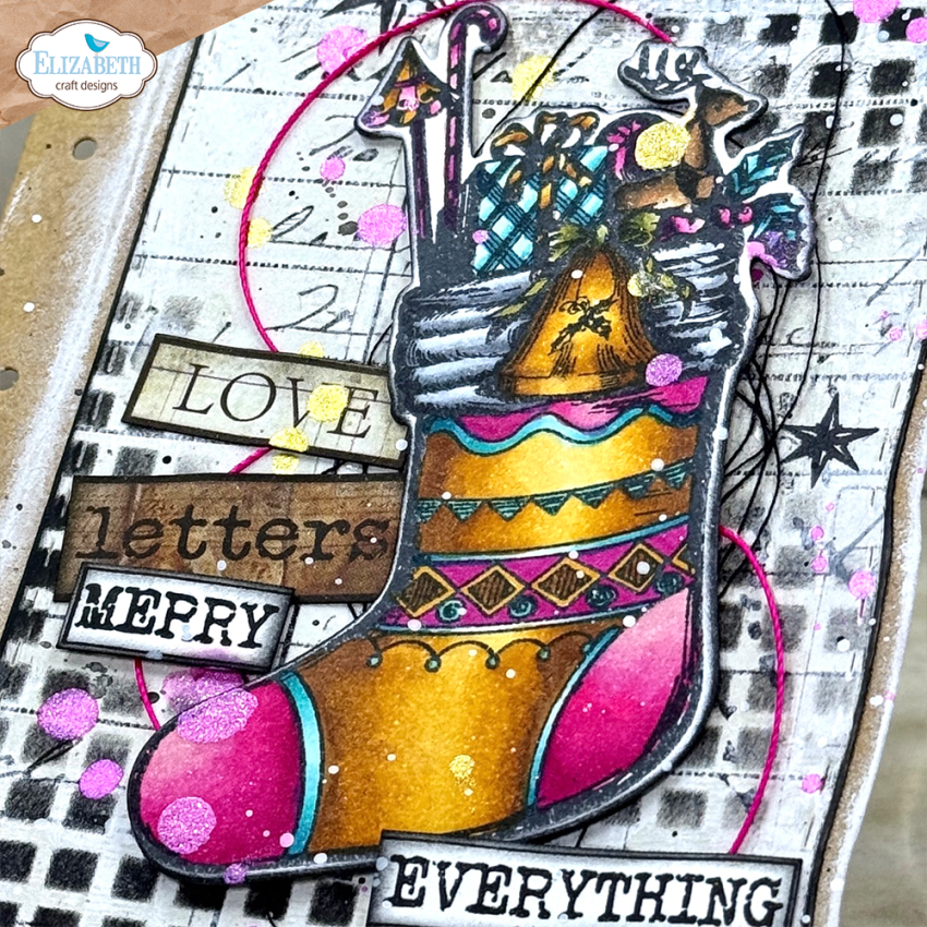 Elizabeth Craft Designs - Stempelset "Journal Phrases 6" Clear Stamps