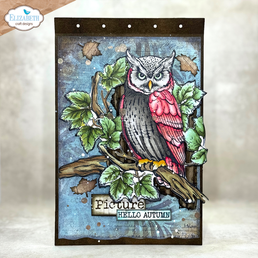 Elizabeth Craft Designs - Stempel & Stanzeschablone "Golden Season" Stamp & Dies
