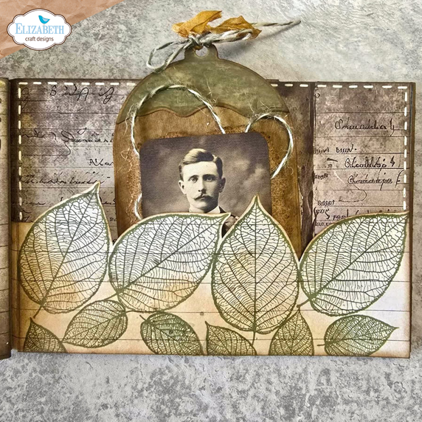 Elizabeth Craft Designs - Stempel & Stanzeschablone "Golden Season" Stamp & Dies