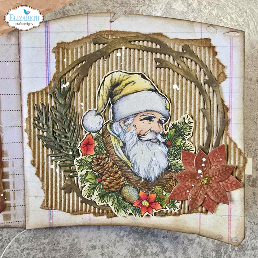 Elizabeth Craft Designs - Stempelset "Santa" Clear Stamps