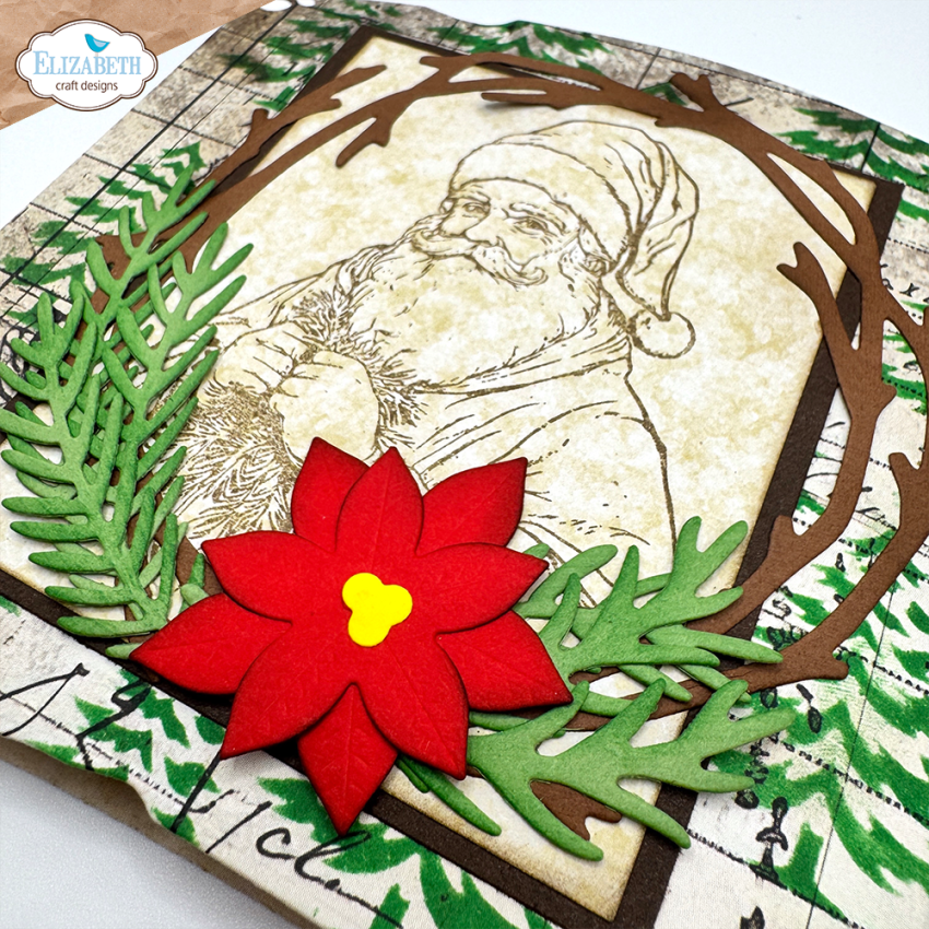 Elizabeth Craft Designs - Stempelset "Santa" Clear Stamps