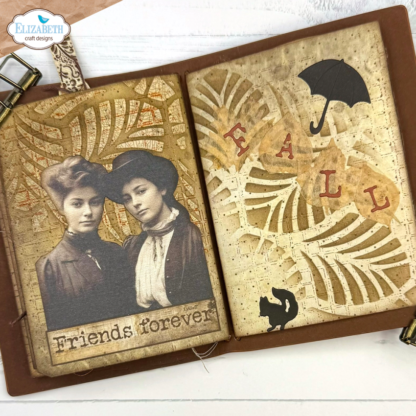 Elizabeth Craft Designs - Schablone "Journal 9" Stencil