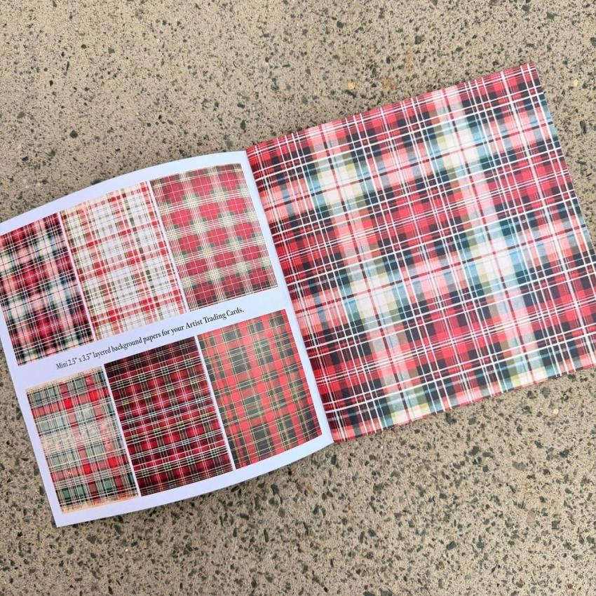 IndigoBlu - Designpapier "Tartan Textures" Paper Pack 8x8 Inch - 24 Bogen