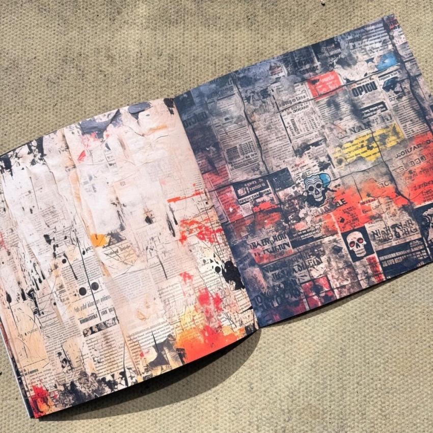 IndigoBlu - Designpapier "The Creepsville Gazette" Paper Pack 8x8 Inch - 24 Bogen
