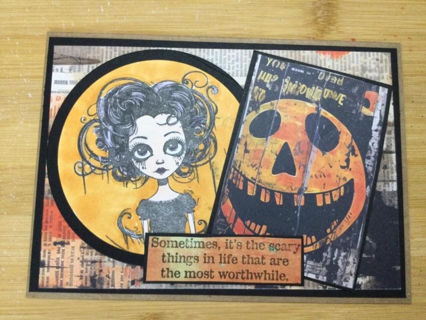 IndigoBlu - Gummistempel Set "Spooky Mum" A6 Rubber Stamp
