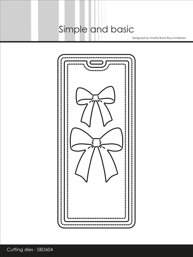 Simple and Basic - Stanzschablone "Beautiful bows on a Tag" Dies