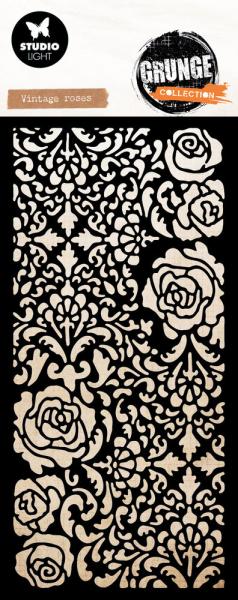 Studio Light - Schablone "Vintage Roses" Stencil Grunge Collection
