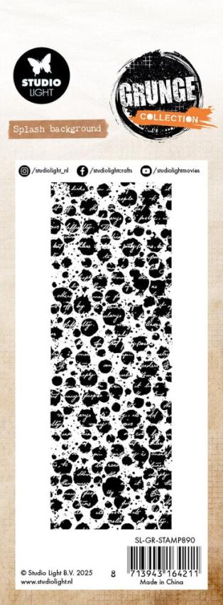 Studio Light - Stempel "Splash Background" Clear Stamps Grunge Collection