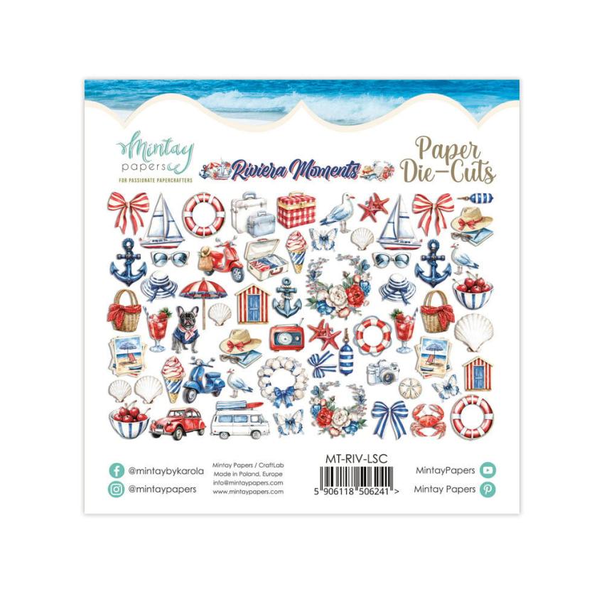 Mintay Papers - Stanzteile "Riviera Moments" Die Cuts