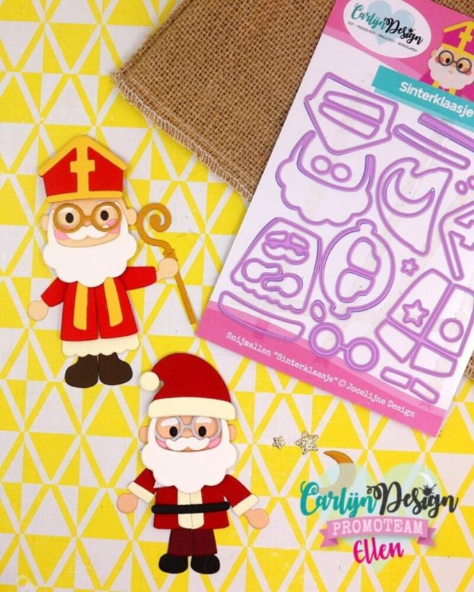 Carlijn Design - Stanzschablone "Sinterklaasje" Dies 
