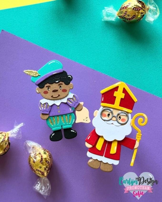 Carlijn Design - Stanzschablone "Pietje Creatief" Dies 