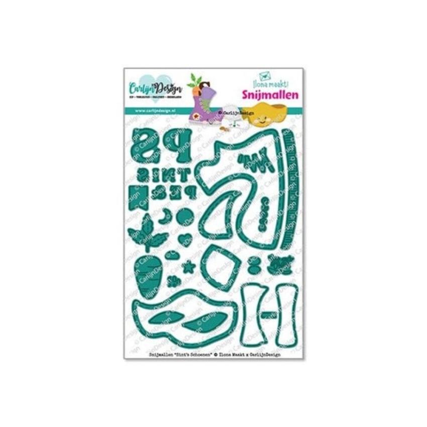 Carlijn Design - Stanzschablone "Sint's Schoenen" Dies 