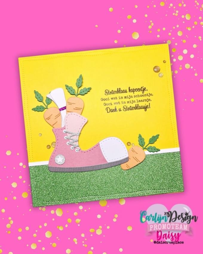 Carlijn Design - Stanzschablone "Sint's Schoenen" Dies 