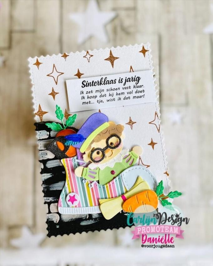 Carlijn Design - Stanzschablone "Sint's Schoenen" Dies 