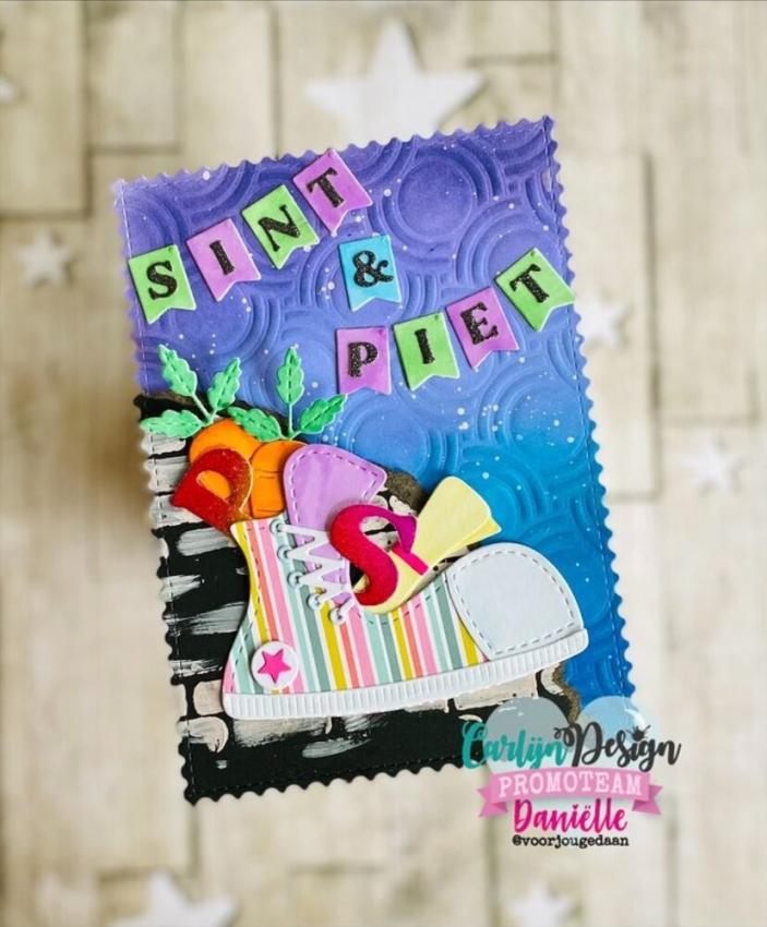 Carlijn Design - Stanzschablone "Sint's Schoenen" Dies 