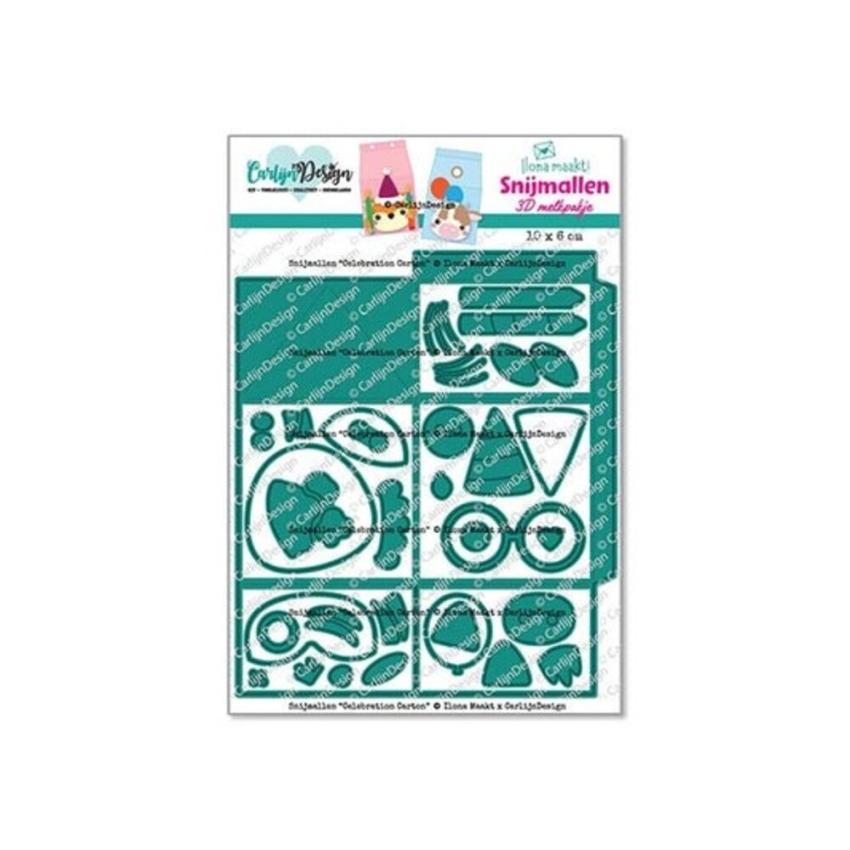 Carlijn Design - Stanzschablone "Celebration Carton" Dies 