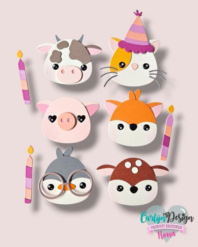 Carlijn Design - Stanzschablone "Celebration Carton" Dies 