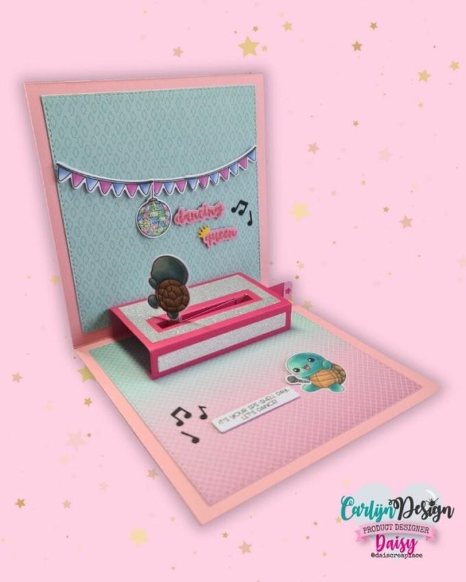 Carlijn Design - Stanzschablone "Interactive Dancing Pop-up" Dies 