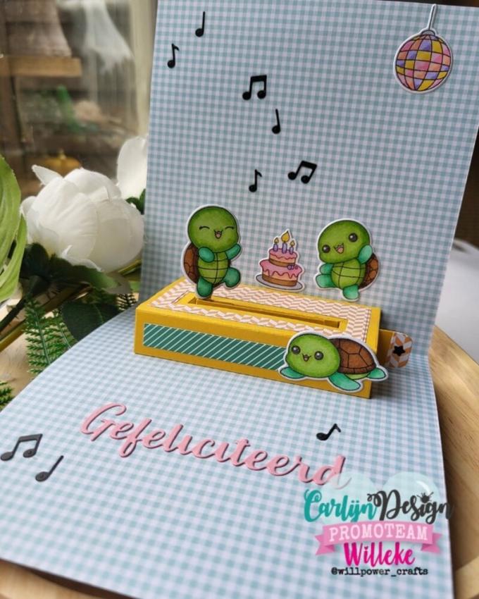 Carlijn Design - Stanzschablone "Interactive Dancing Pop-up" Dies 