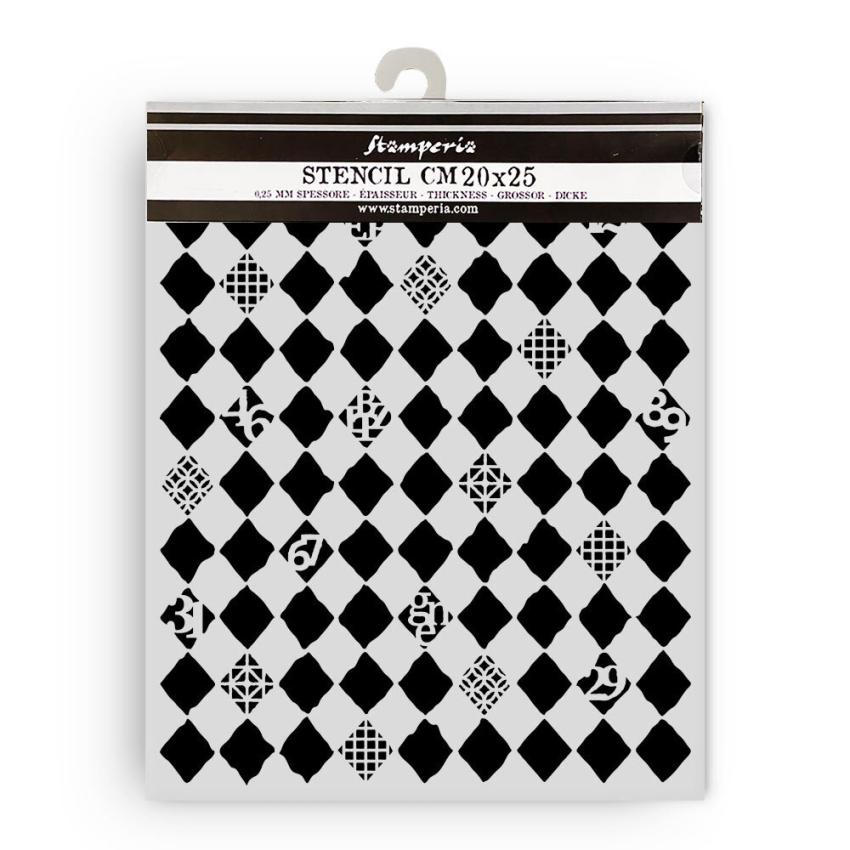 Stamperia - Schablone 20x25cm "Rhombus Pattern" Stencil