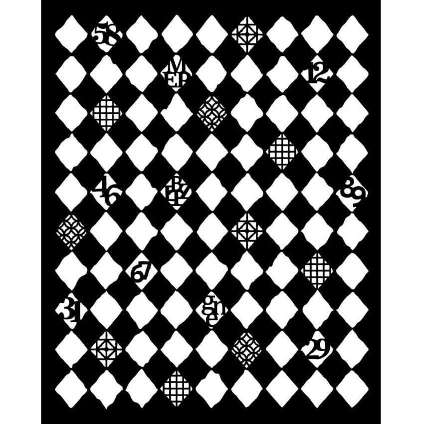 Stamperia - Schablone 20x25cm "Rhombus Pattern" Stencil