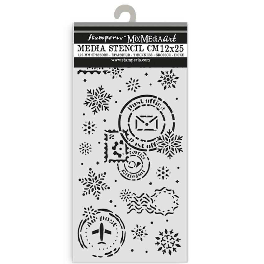 Stamperia - Schablone 12x25cm "Snowflakes" Stencil
