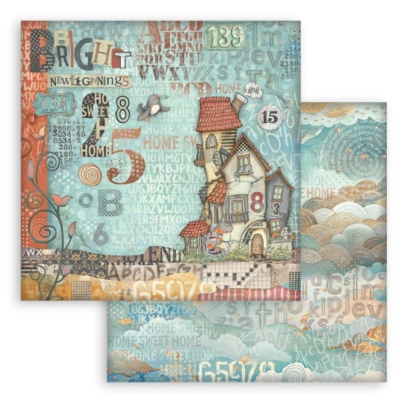 Stamperia - Designpapier "Furry Friends" Paper Pack 12x12 Inch - 10 Bogen