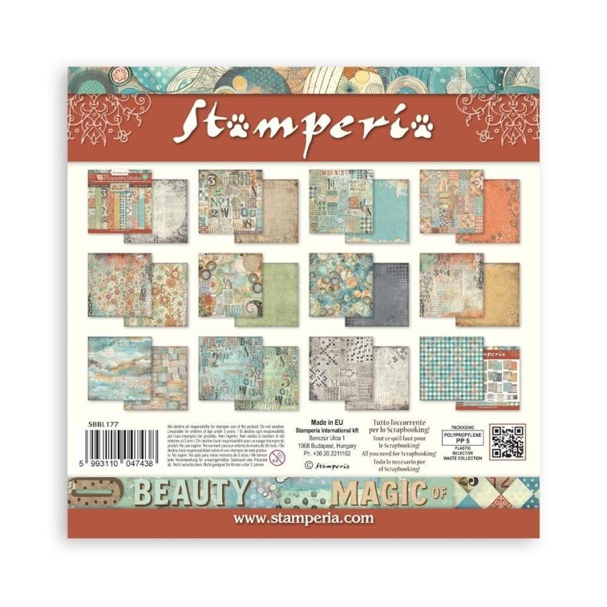 Stamperia - Designpapier "Furry Friends" Maxi Paper Pack 12x12 Inch - 10 Bogen