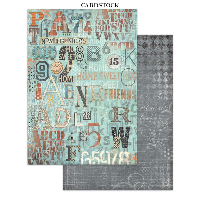 Stamperia - Papier, Aufkleber & Stanzteile "Furry Friends" Junk Journal Backgrounds,Stickers,Cut-Outs