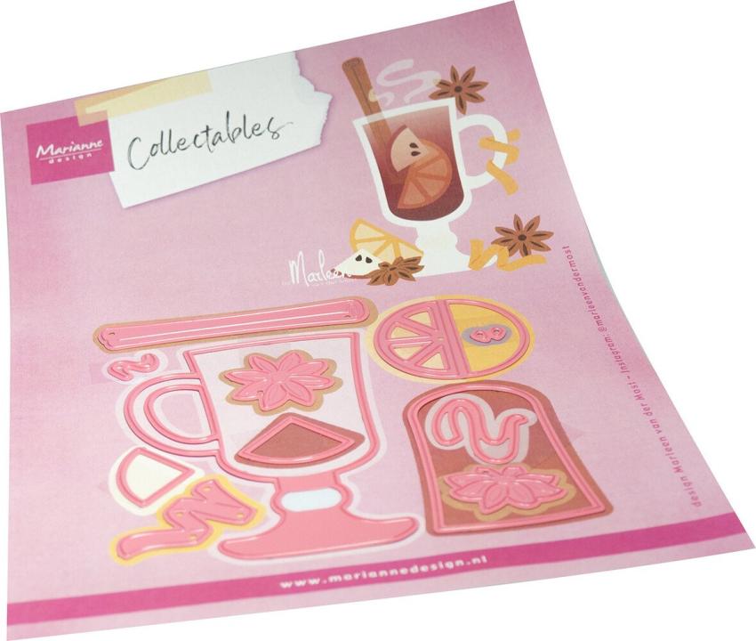 Marianne Design - Präge- und Stanzschalone "Glühwein" Collectables Dies