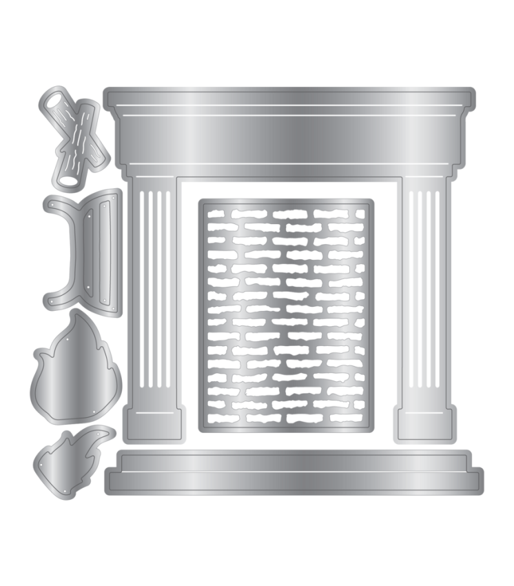 Crafters Companion - Stanzschablone "Fireplace" Dies