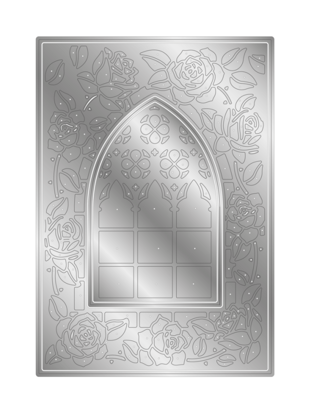 Crafters Companion - Stanzschablone "Window of Blooms" Dies