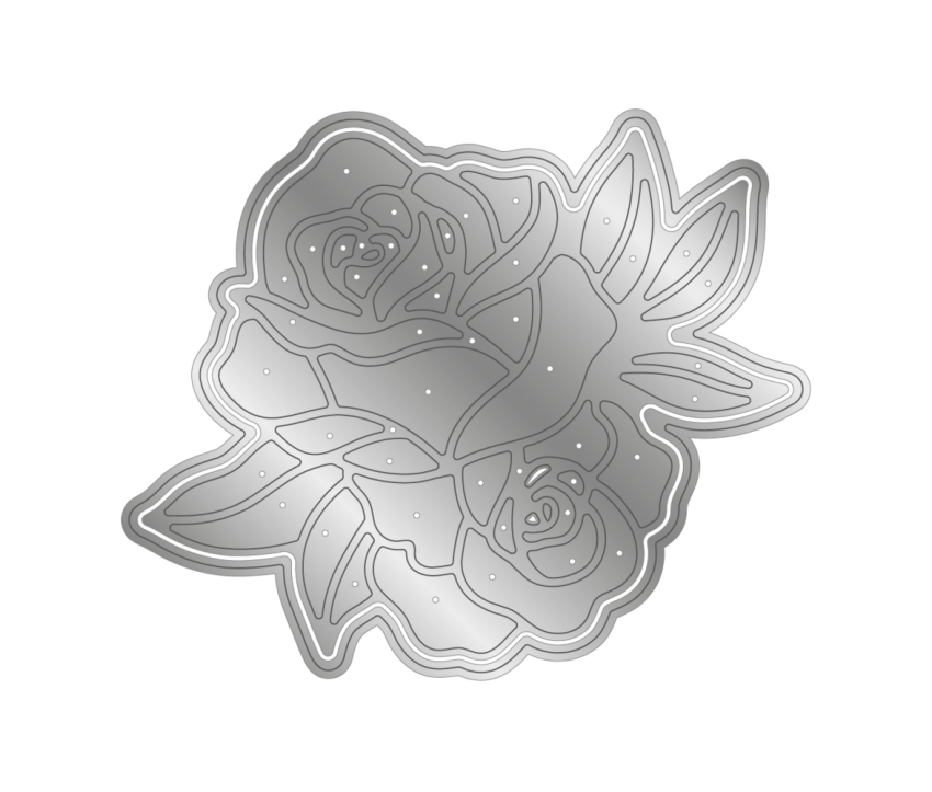 Crafters Companion - Stanzschablone "Statement Rose" Dies