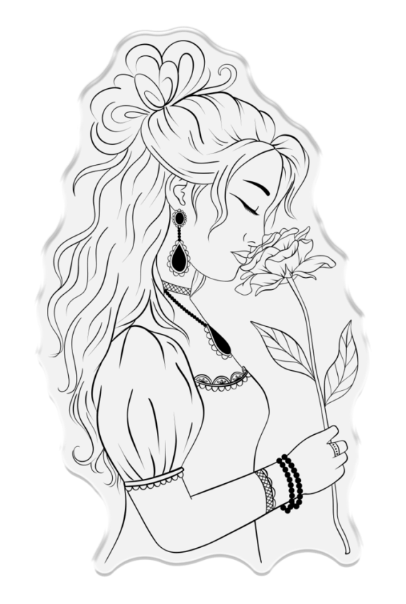 Crafters Companion - Stempelset & Stanzschablone "Kissed by a Rose" Stamp & Dies
