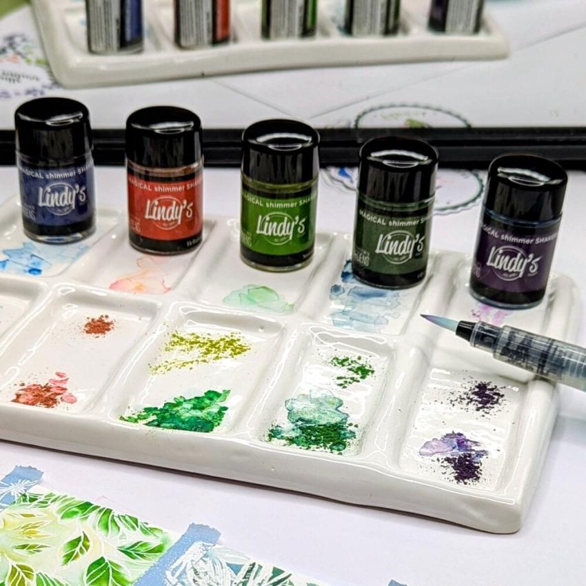 Lindys Stamp Gang - Pigmentpulver "French Gardens" Magical Shaker 2.0 Set - 5x10g