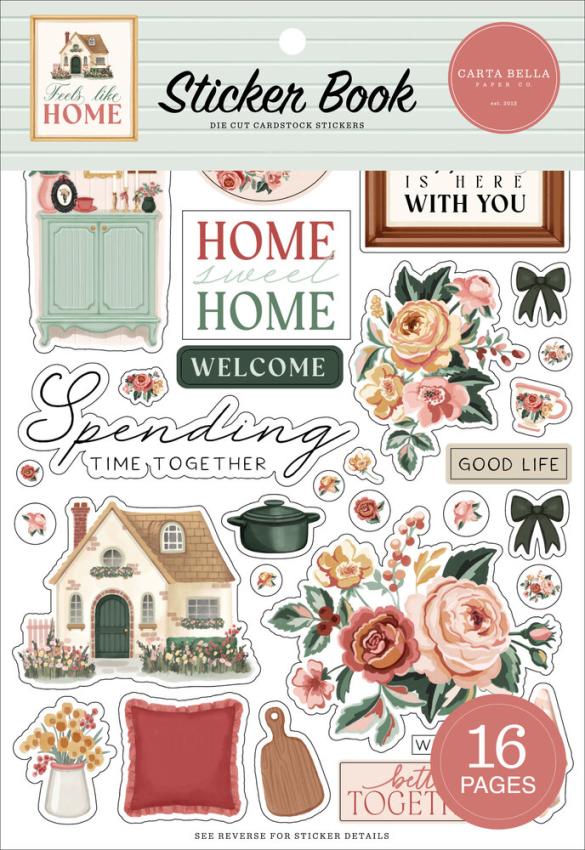 Carta Bella - Aufkleber "Feels Like Home" Sticker Book