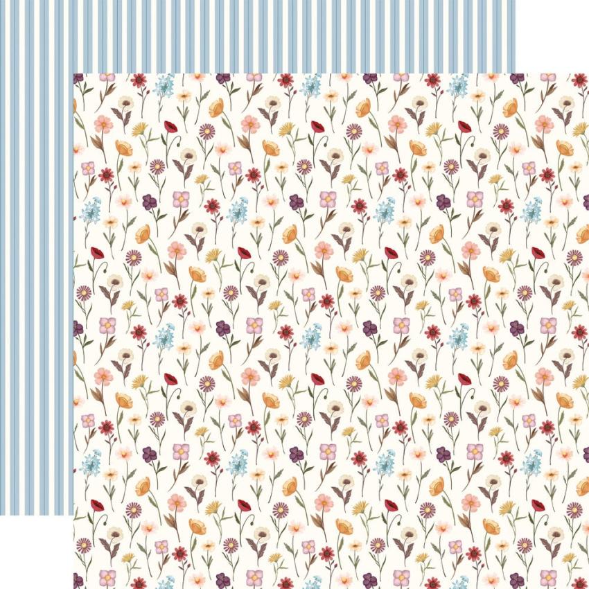Carta Bella - Designpapier "Pressed Floral" Collection Kit 12x12 Inch - 12 Bogen  