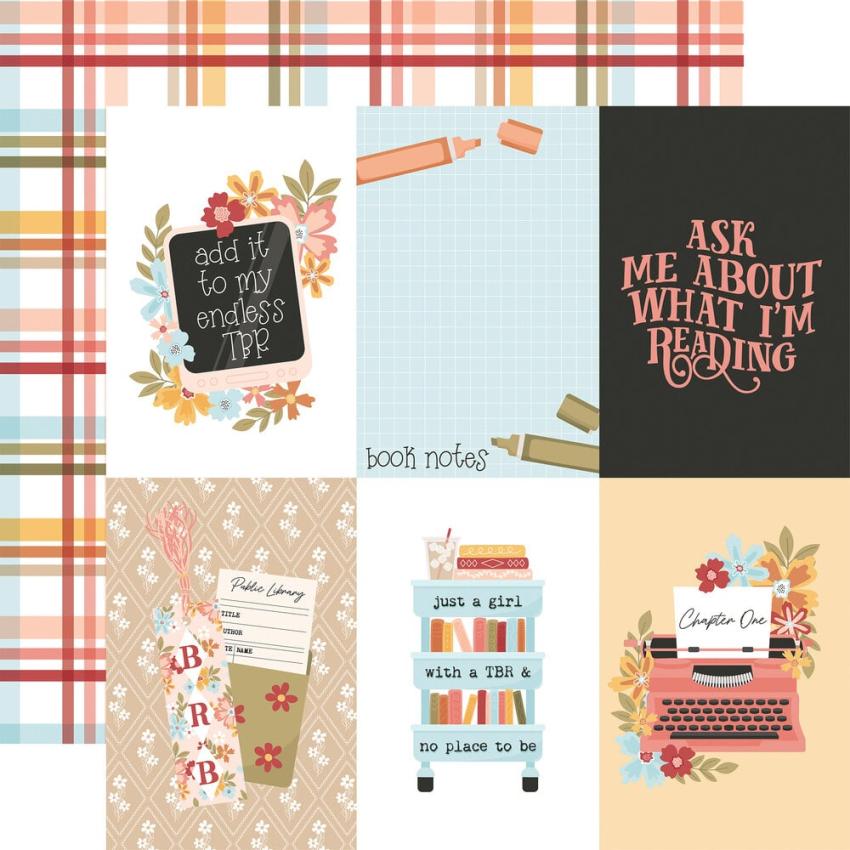 Echo Park - Designpapier "Bookish" Collection Kit 12x12 Inch - 12 Bogen