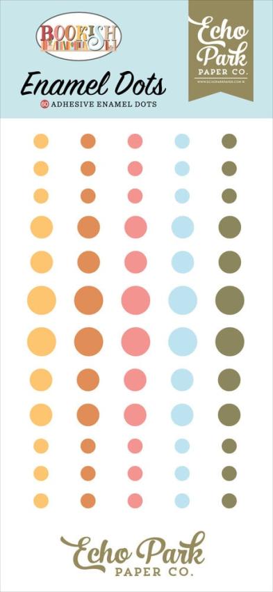 Echo Park - Enamel Dots "Bookish " 60 Stück